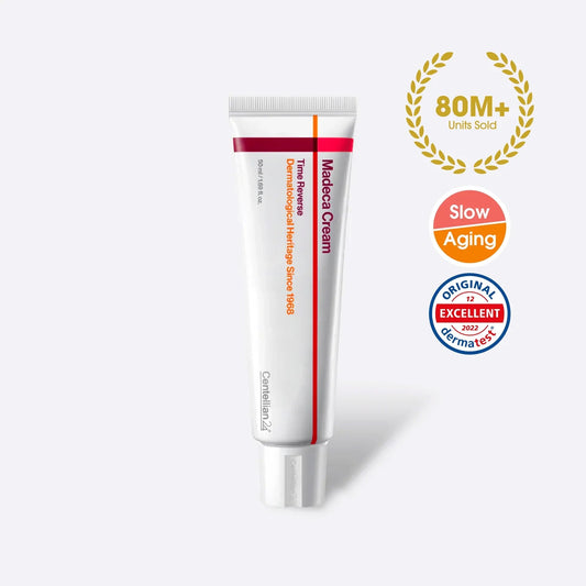 [Centellian24] Madeca Cream Time Reverse | Anti-Aging Moisturizer for Wrinkles & Dry Skin | Cica + Hyaluronic Acid | Korean Skincare | 1.69 fl.oz