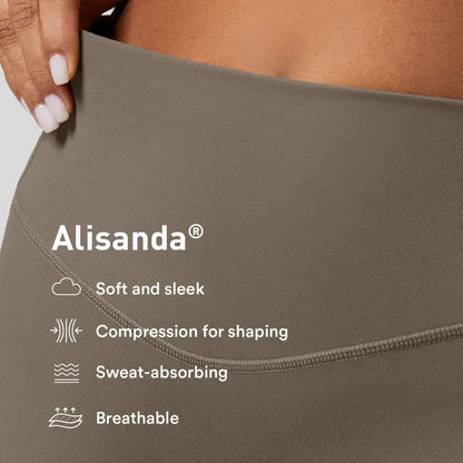 Alisanda®  High Waisted Waist Shaping Pocket Shaping Training Leggings