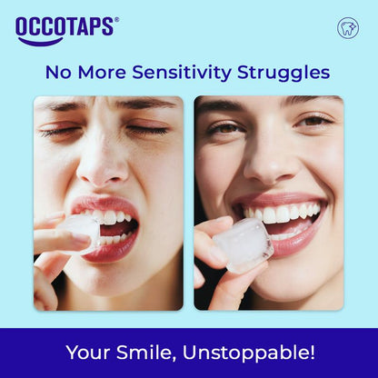 OCCOTAPS Agave Natural Herbal Toothpaste with Blue Agave Extract Brightens Teeth Strengthens Enamel Fluoride-Free Probiotics Mint Niacinamide - Oral