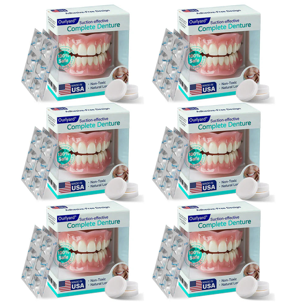✅ Made and Shipped from the USA| Ourlyard® Suction-fit Complete Denture 🦷🧊