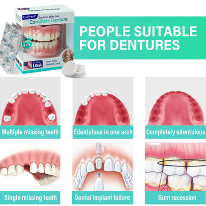 ✅ Made and Shipped from the USA| Ourlyard® Suction-fit Complete Denture 🦷🧊
