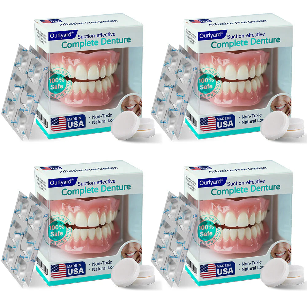 ✅ Made and Shipped from the USA| Ourlyard® Suction-fit Complete Denture 🦷🧊