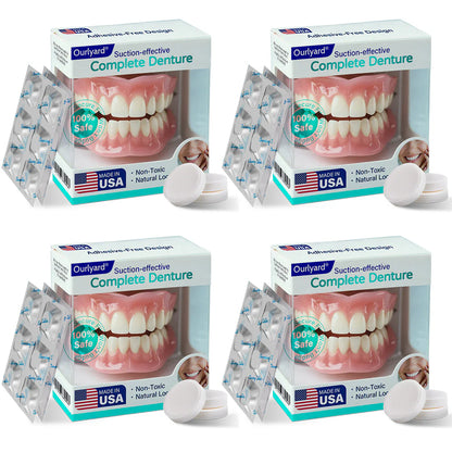 ✅ Made and Shipped from the USA| Ourlyard® Suction-fit Complete Denture 🦷🧊