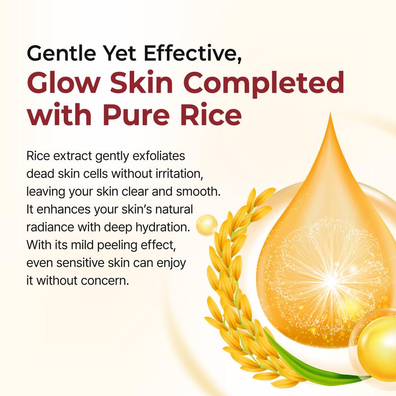⏰Last Day promotion 70% OFF✨Peel Shot Glow Rice Ampoule Duo - Serums for Brightening. Exfoliating. and Moisturizing🌾