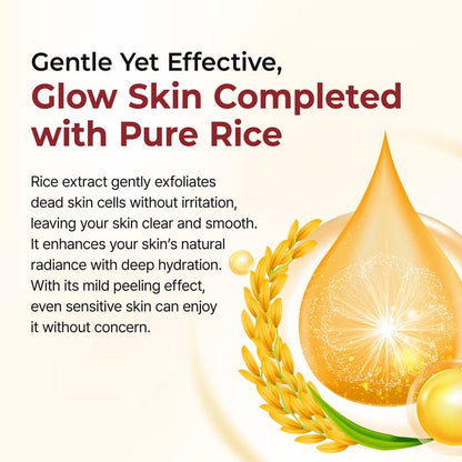 ⏰Last Day promotion 70% OFF✨Peel Shot Glow Rice Ampoule Duo - Serums for Brightening. Exfoliating. and Moisturizing🌾