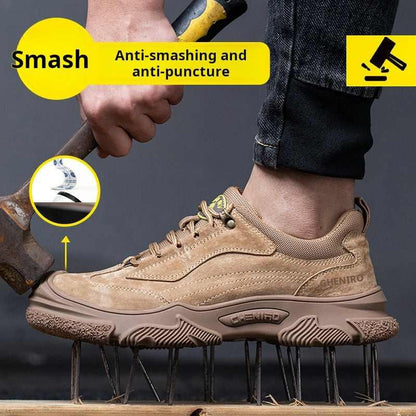 Qsn-Work Shoes Cut-Resistant Lightweight