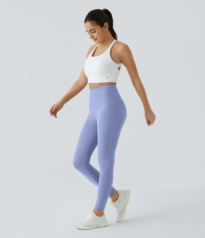 Alisanda®  High Waisted Waist Shaping Pocket Shaping Training Leggings
