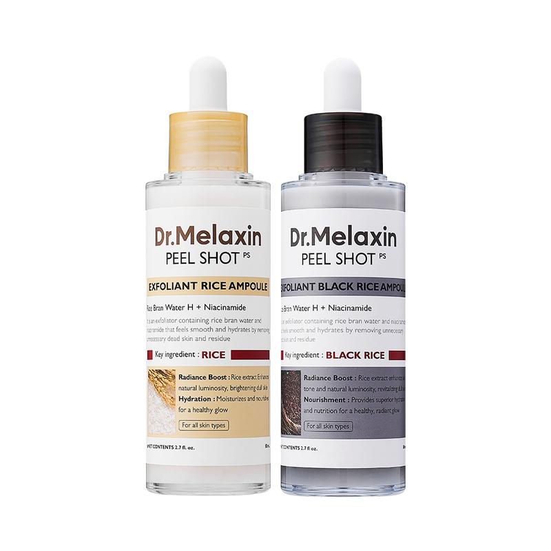 ⏰Last Day promotion 70% OFF✨Peel Shot Glow Rice Ampoule Duo - Serums for Brightening. Exfoliating. and Moisturizing🌾