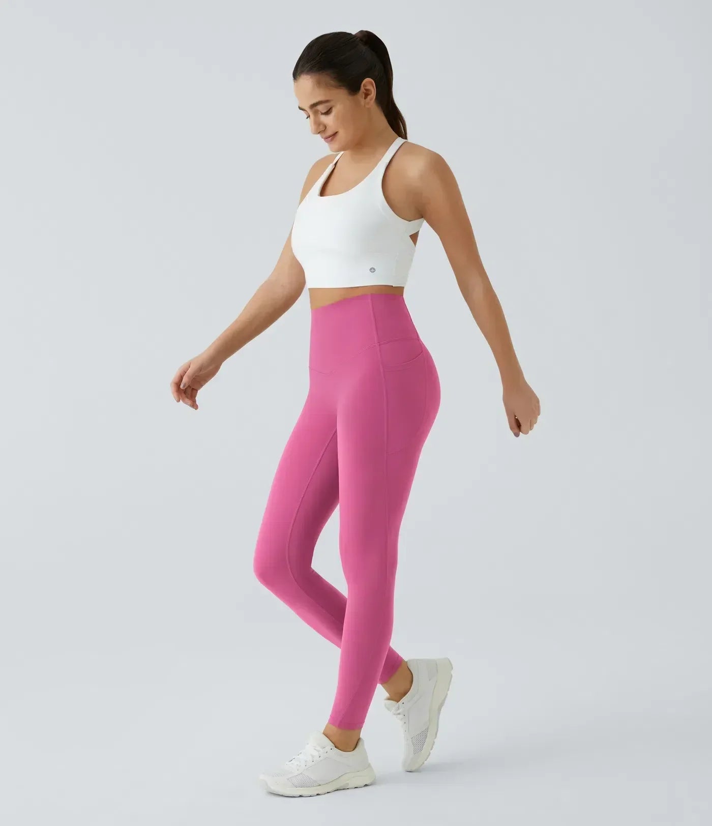 Alisanda®  High Waisted Waist Shaping Pocket Shaping Training Leggings
